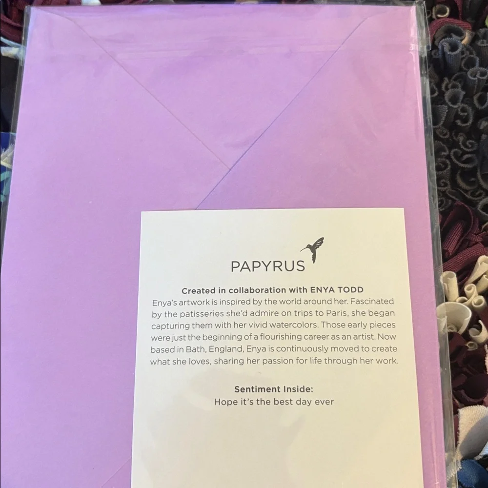 🆕Papyrus Birthday Cake Greeting Card